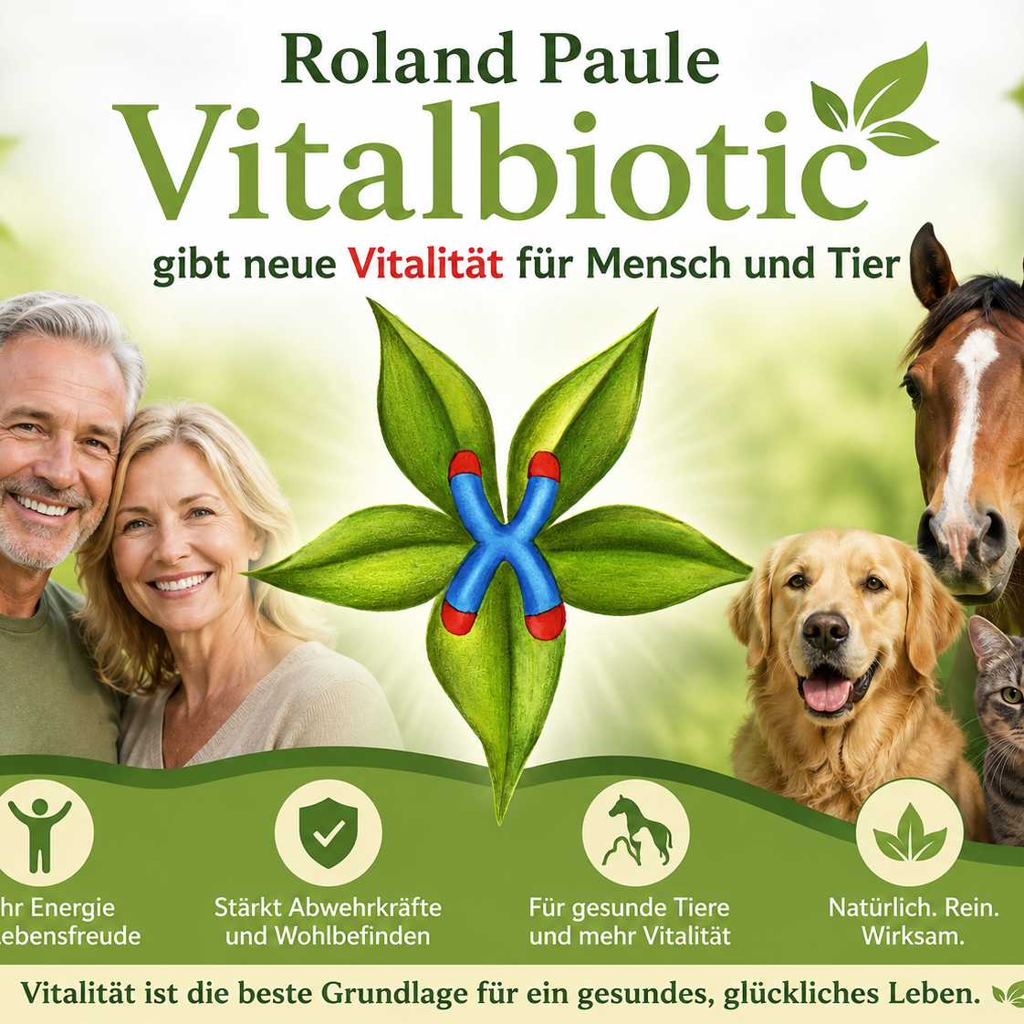 Vitalbiotic gibt neue Vitalität für Mensch und Tier